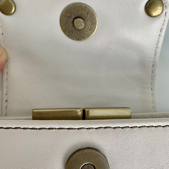 Cole Haan Cream Leather Bag Clutch *Authentic* - Picture 5 of 8